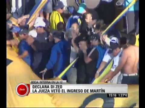Visión Siete: Barra de Boca: La jueza vetó el ingreso de Mauro Martín