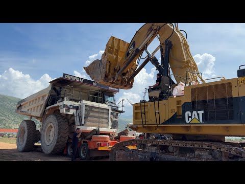 Transporting The Third Caterpillar 777 Dumper - Sotiriadis/Labrianidis Mining Works - 4k