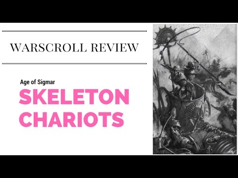 Age of Sigmar Warscroll Review Skeleton Chariots