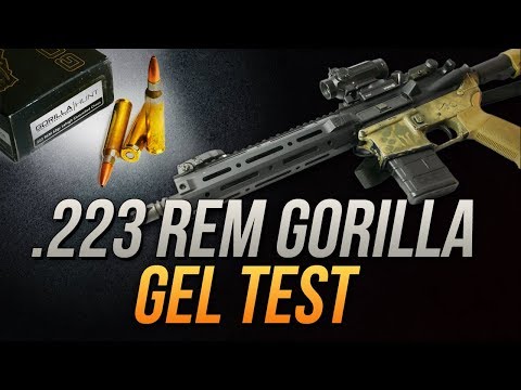 Gimmick Or Good To Go? .223 Rem Gorilla 62gr Controlled Chaos Gel Test