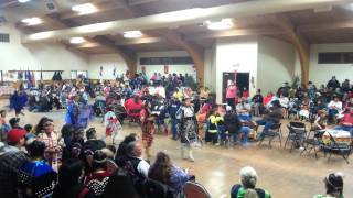 Mission Christmas powwow 2014 Friday night jr girl