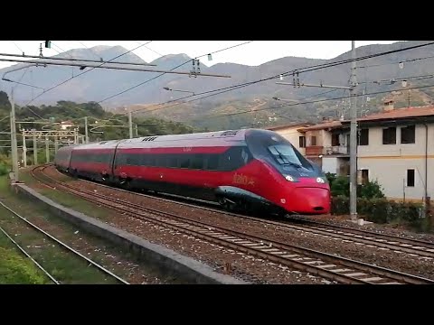 Italo 8192 Reggio di Calabria C. - Roma Termini. Sapri 14-07-2023 treno Evo n. 10