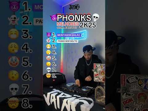 OS MELHORES PHONKS DE 2025! QUAL FALTOU? 💀 #phonk #dj #playlist #funk #VozDosCriadores