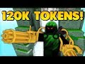SPENDING 120K TOKENS ON A NOOB ACCOUNT (ROBLOX SUPER POWER TRAINING SIMULATOR)