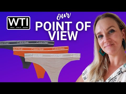 Calvin Klein Women's Comfort Thongs - WTI product video review