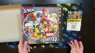 Marvel United Xmen Board Game Unboxing