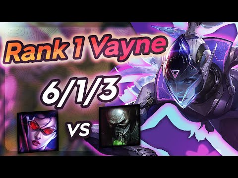 Vayne Vs Urgot - Challenger Gameplay Rank 1 Vayne