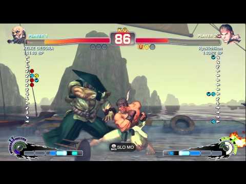KEIKE DESORA [Gouken] vs Ryukichikun [Ryu] SSF4 Japanese Online Ranked Matches - TRUE-HD