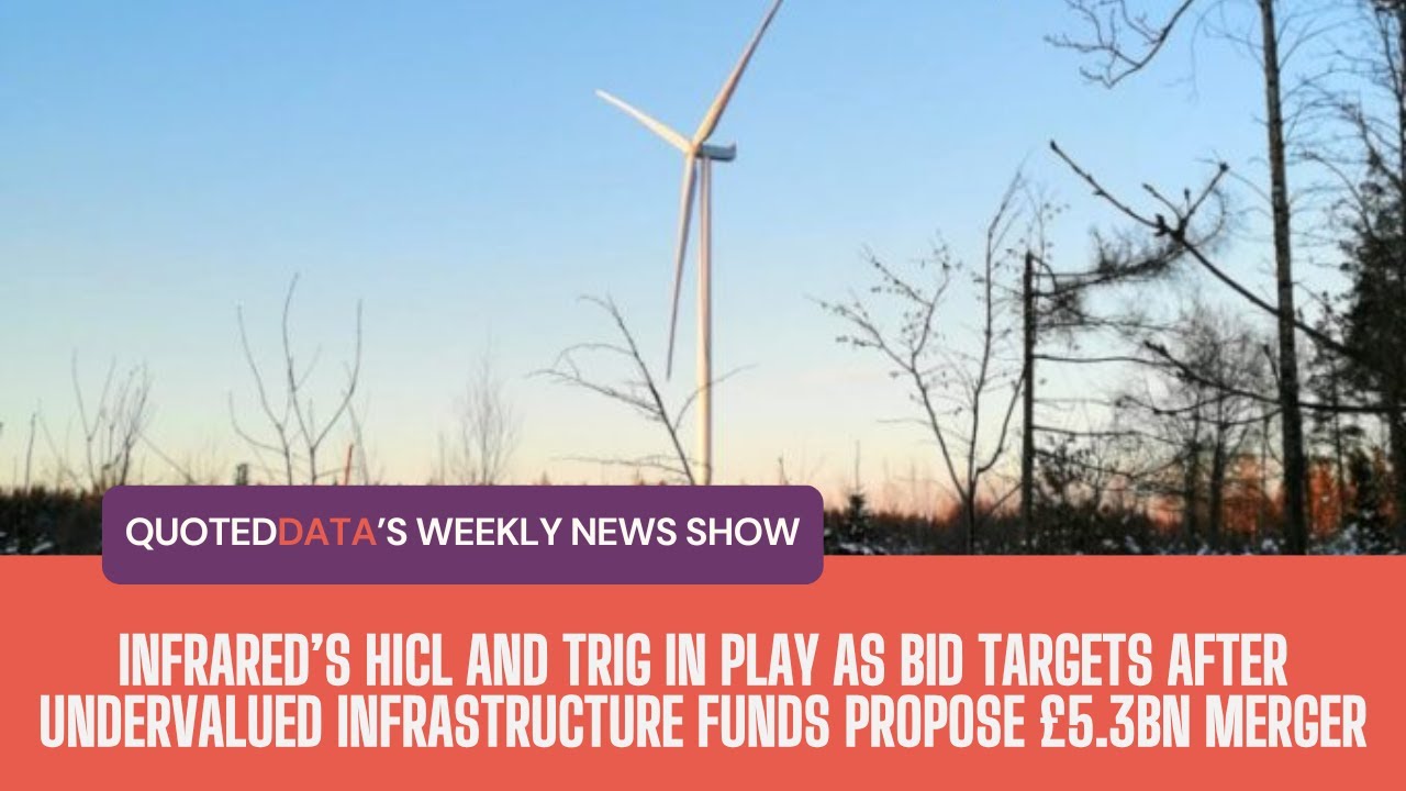 Thumbnail for InfraRed’s HICL and TRIG undervalued infrastructure funds propose £5.3bn merger | Weekly News Show