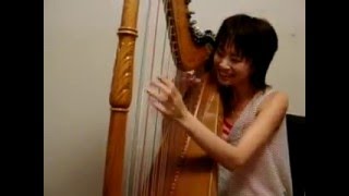 アルパ奏者 上松美香 mika agematsu   demo演奏　とてもうまい！