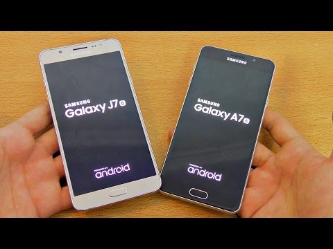Samsung Galaxy J7 (2016) vs A7 (2016) - Speed Test! (4K)