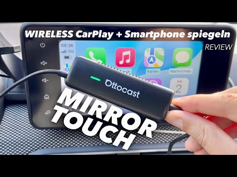 iPhone im Auto spiegeln + Wireless CarPlay Adapter - OTTOCAST MIRROR TOUCH im TEST