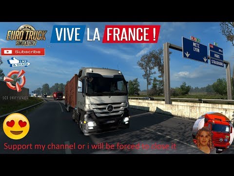 Euro Truck Simulator 2 (1.36) Road to Luxemburg Mercedes Actros MP3 Wielton Trailer + DLC's & Mods