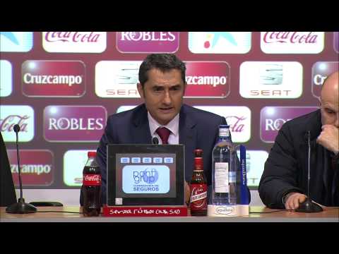 Rueda de Prensa de Valverde tras el Sevilla FC (1-1) Athletic Club - HD