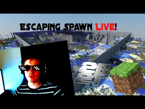 DuxD - Escaping 2b2t Spawn Without Hacks [🔴LIVE] With Chat!