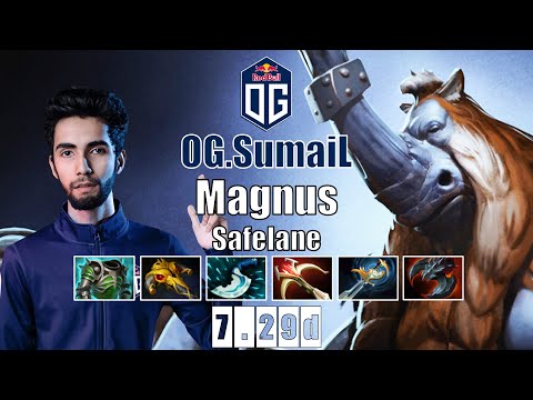 Magnus Safelane | OG.SumaiL | INSANE MAGNUS CARRY NOBODY CAN KILL HIM | 7.29d Gameplay Highlights