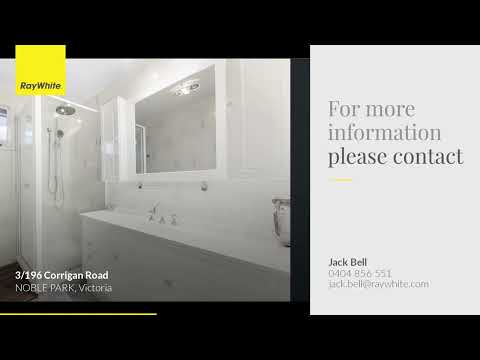 3/196 Corrigan Road, Noble Park, VIC 3174, 3 Bedrooms, 1 Bathrooms, Unit