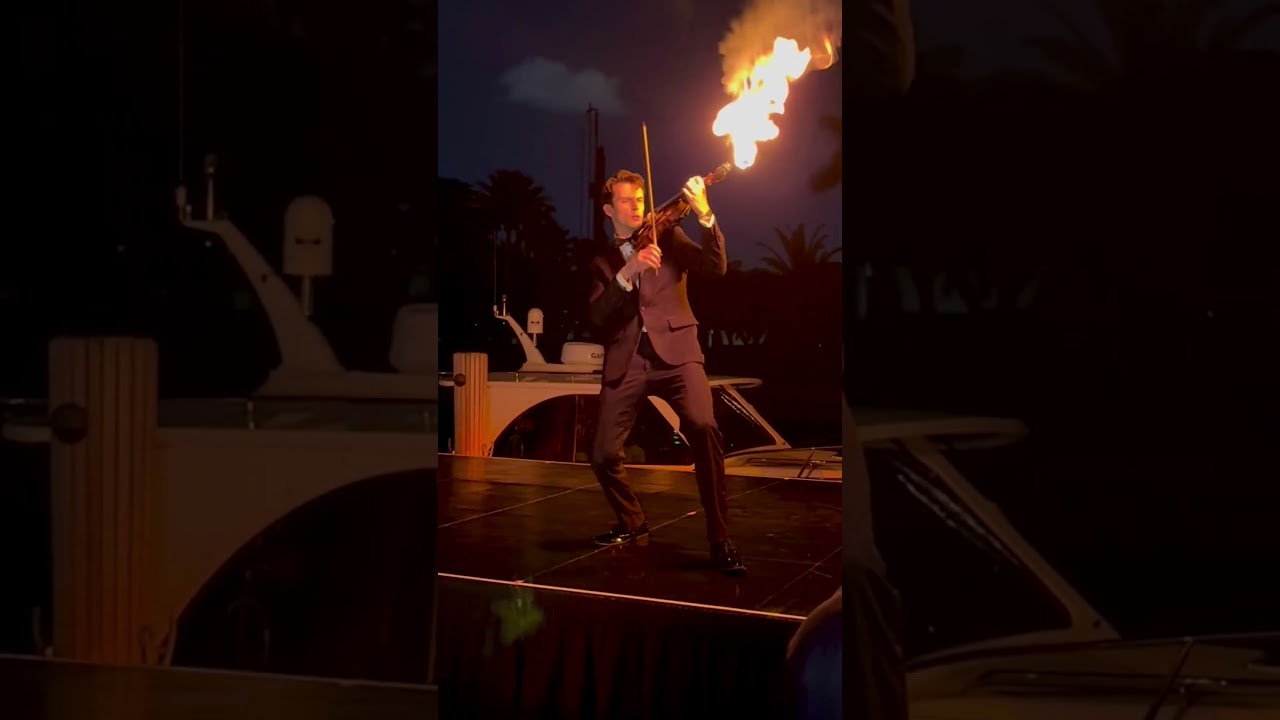 Promotional video thumbnail 1 for Marki Lucky Pyro-Violinist