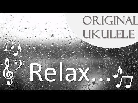 3 hours of Relaxing Ukulele Music – Lullaby – Rain Sounds – Meditation Music ♪♫♬