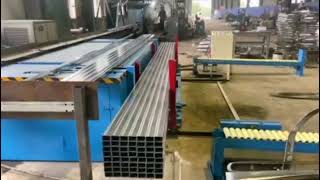 Steel Pipe Tube Mill Production Line Automatic Tube Pipe Stacking Machine Pipe Packaging Machine
