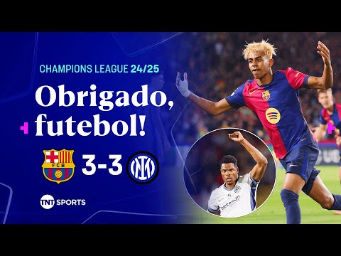 Gols e lances de Barcelona x Internazionale