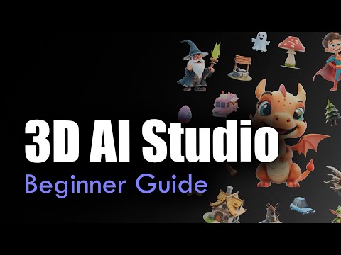 Getting started with 3D AI Studio: A guide for beginners