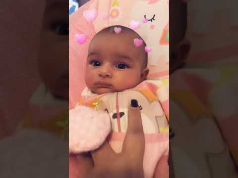 natalia turns a month old today 😩😊 Video