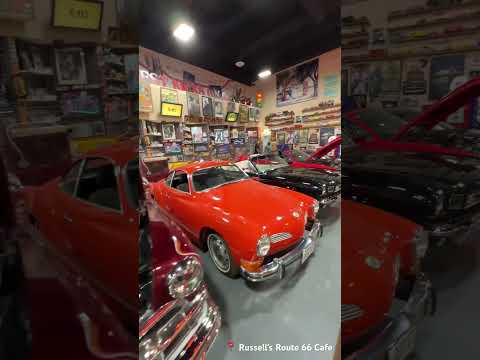 Classic cars at Russell's Route 66 Cafe