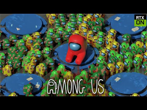 Among Us RTX On EP22 ( 99 Zombies  ) - 3D Animation