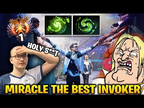 MIRACLE SHOW US HE IS THE BEST AT INVOKER vs MATUM TOP 1 EU