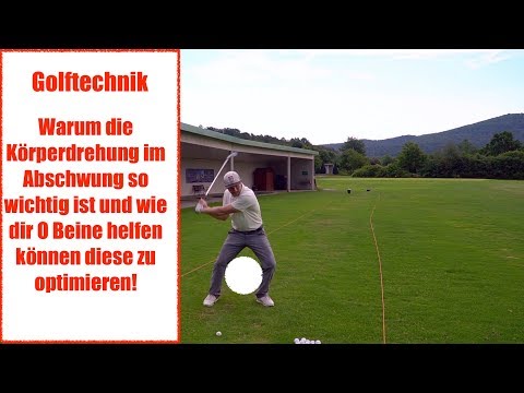 Body rotation in the golf swing