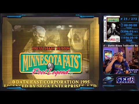 SEGA Crusade Vol 2 - #25 - Minnesota Fats: Pool Legend - Saturn - Part 1