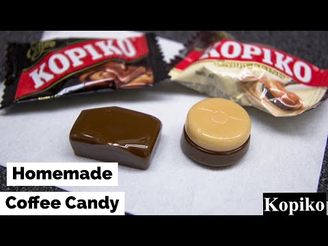 Coffee Candy Recipe | Homemade Kopiko Recipe | How To Prepare Coffee Candy | Easy Sweet Recipes