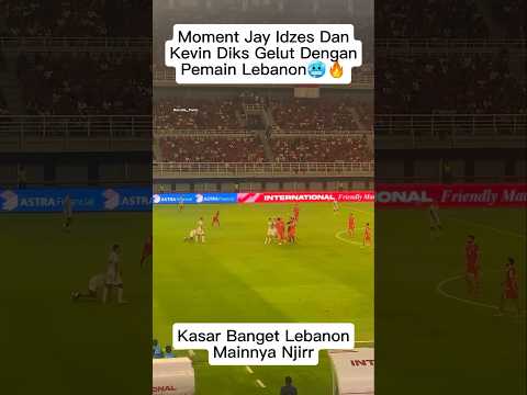 Moment Jay Dan Diks Marah Sama Pemain Lebanon, Usai Miliano Dilanggar Keras😱🔥 #kitagaruda