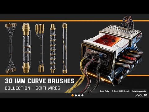 How to use and make IMM curve brushes in Zbrush