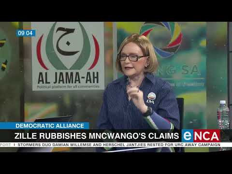 Zille rubbishes Mncwango's claims