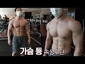 운동루틴 추천 - 2분할 상체루틴 가슴/등 운동 효과적으로 하는법 | 초보자를 위한 자세한 ASMR 설명