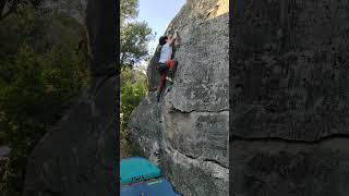 Video thumbnail of Problem 29 (Mestre Mutent), 6a. El Cogul