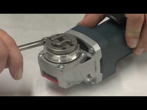 Preparing Bosch grinders with an X-Lock system for shroud installation
