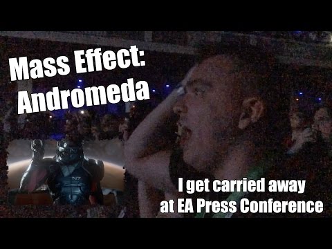 Mass Effect: Andromeda reveal REACTION - I lose my mind at EA 2015 E3 Press Conference!