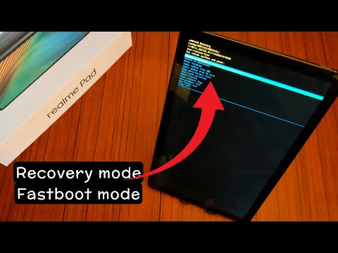 How to enter Fastboot mode and recovery mode in Realme pad. Realme pad bootloader unlock.