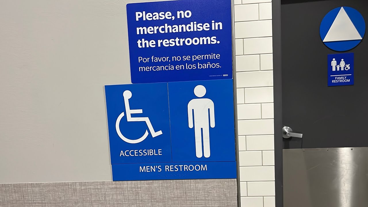 Renovated Walmart Rear Area Men’s Restroom Second Revisit!