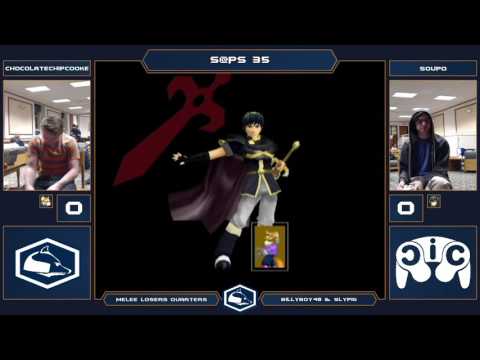 S@PS 35 Melee Singles - ChocolateChipCooke (Fox) vs Soupo (Marth) - Losers Quarters