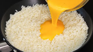 Rice with eggs – better than pizza!  Grandma's old recipe is truly ingenious!