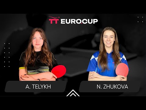 12:25 Anastasiia Telykh - Nadiia Zhukova 19.06.2024 TT Euro.Cup Women Ukraine Star. TABLE 3