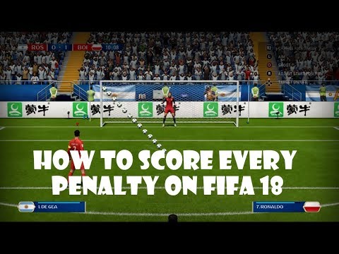 FIFA 18 PENALTY TUTORIAL *EASY* *UNSAVEABLE PENALTIES*