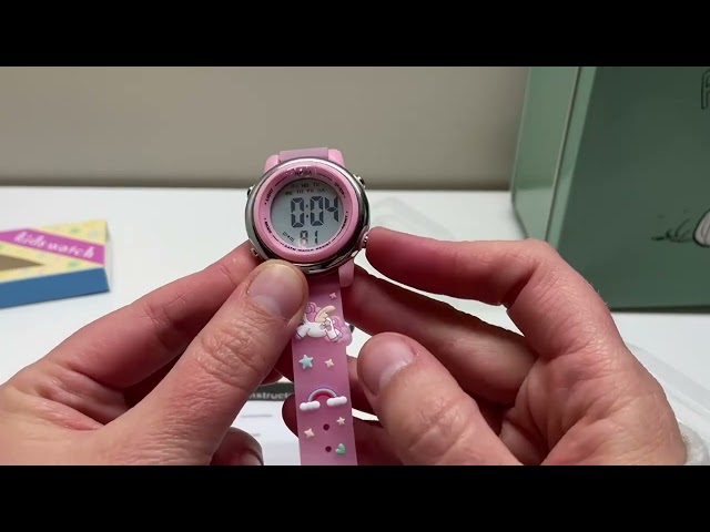 Vídeo relacionado con Ayybboo Reloj Niño Digital Infantil con 7 Luces LED,Impermeable 3 ATM, Alarma,Fecha,Cronómetro,Reloj Deportivo de Pulsera para Niñas y Niños,Regalo Ideal