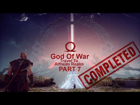 GOD OF WAR | Walkthrough Gameplay Part 7 NEW GAME PLUS | Restore Alfheim light Completed