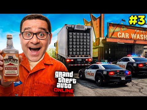 GTA 5 Online CAR WASH #3 - LEI SECA E MUITO WHISKY COM DINHEIRO SUJO