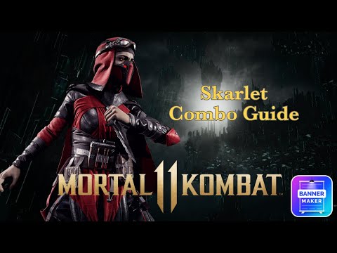 Mortal Kombat 11 - Skarlet Combo Guide (Dagger Dance, Cell Siphon, Bloodport)